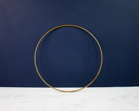 10" Metal Ring - Gold