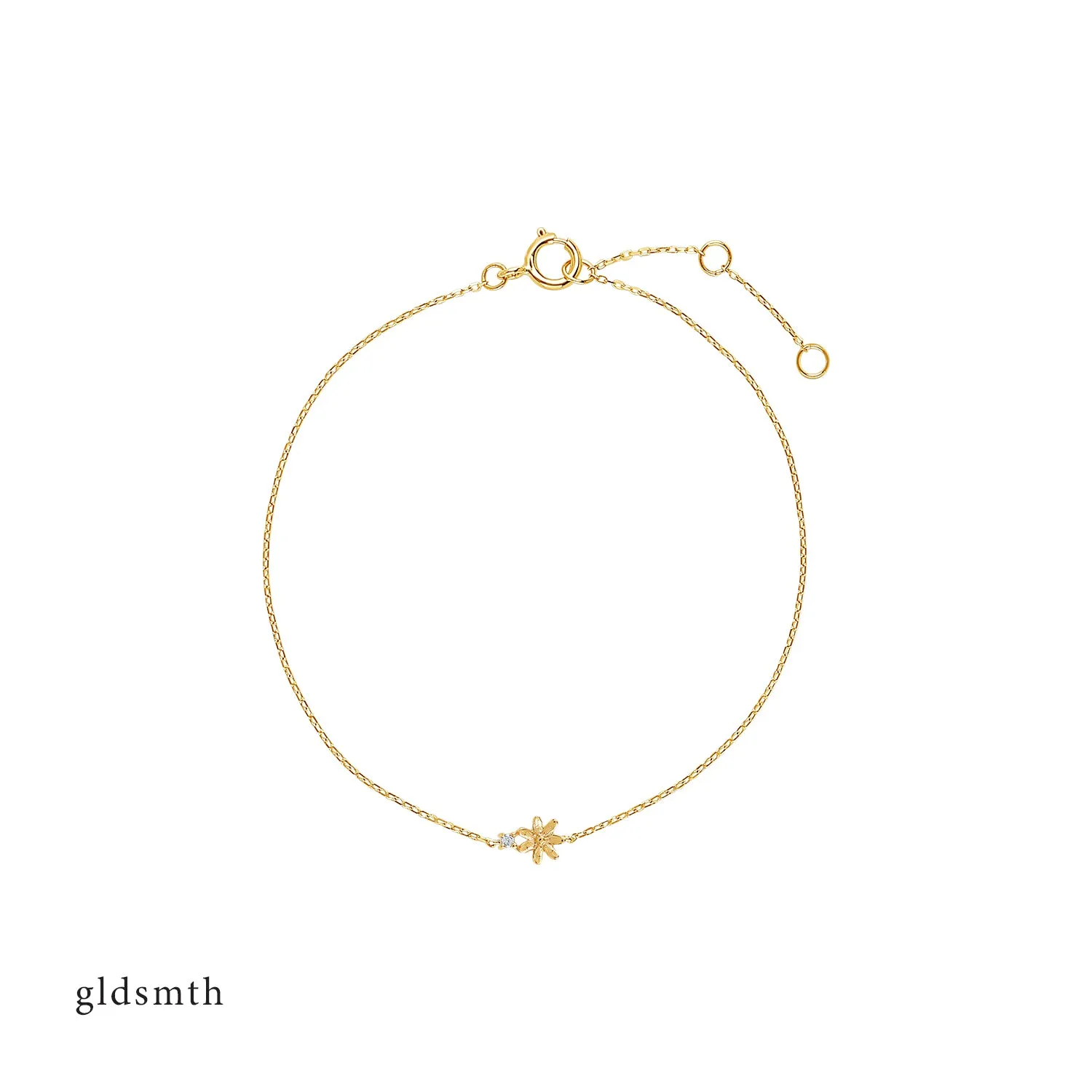 14k Gold Daisy Bracelet