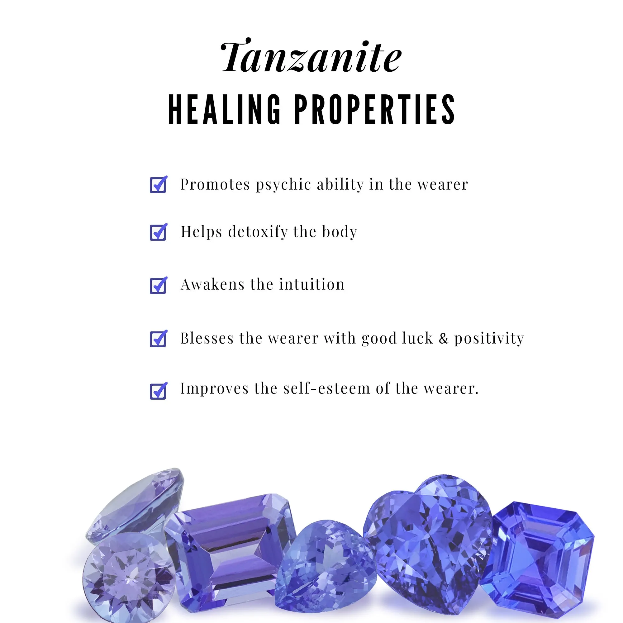 1.5 CT Classic Tanzanite Stud Earrings with Diamond Halo