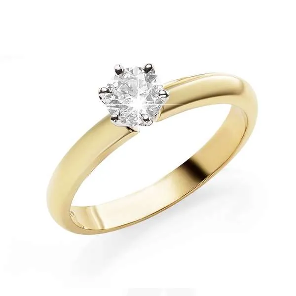 18CT GOLD 0.50CT DIAMOND SOLITAIRE