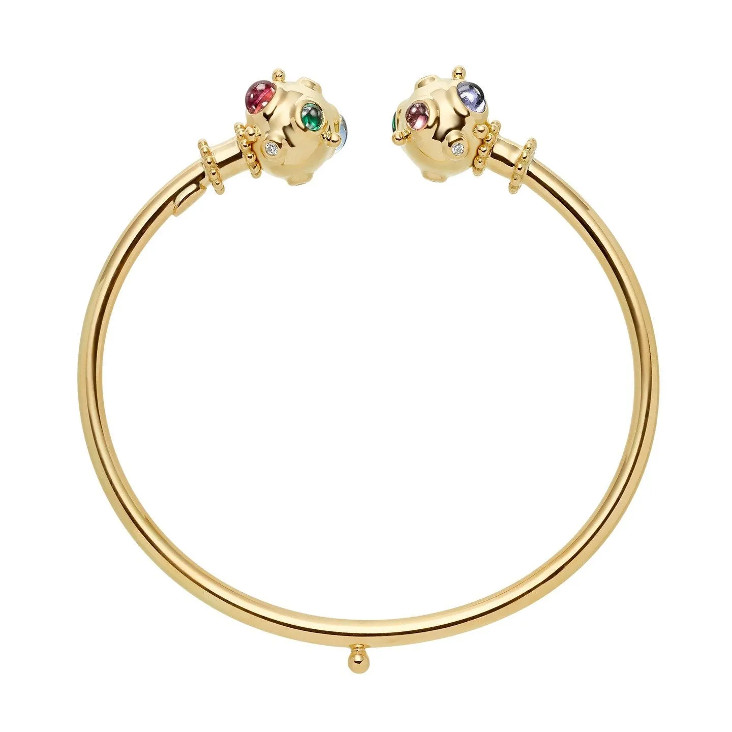 18K Cosmos Bellina Bracelet with royal blue moonstone, tsavorite, tanzanite, pink tourmaline and diamond