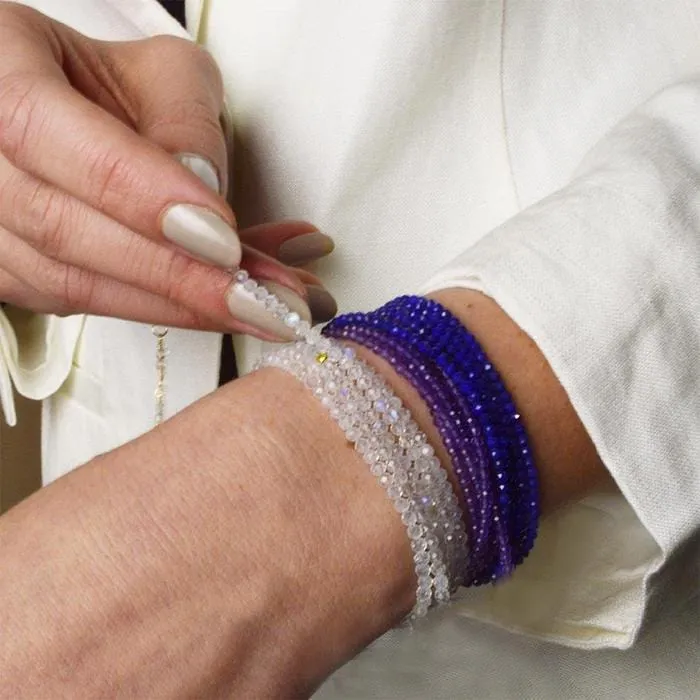 18K Yellow Gold Moonstone Wrap Bracelet