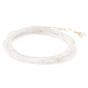 18K Yellow Gold Moonstone Wrap Bracelet