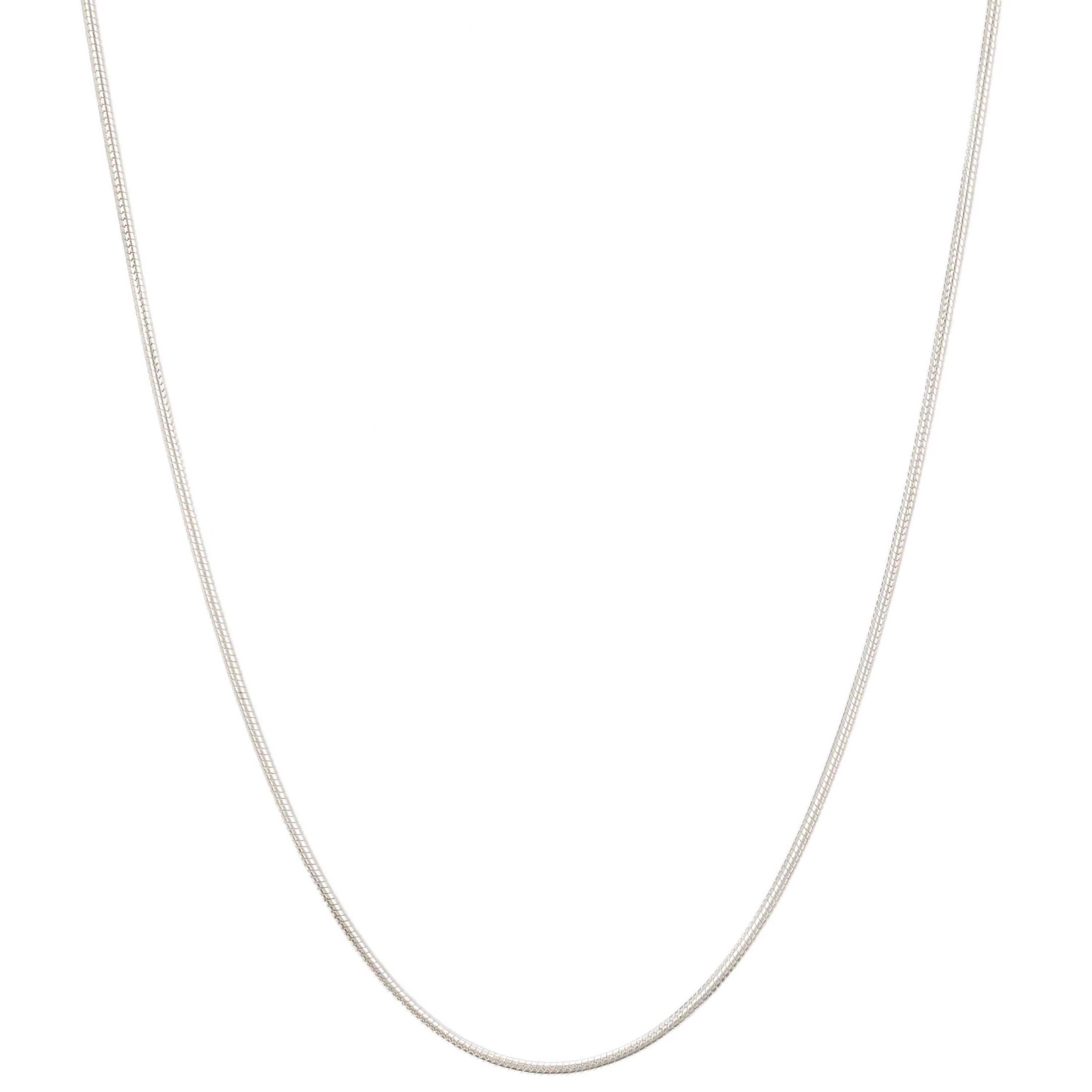 22" Italian Sterling Silver Twisted Rope Chain Necklace 3mm