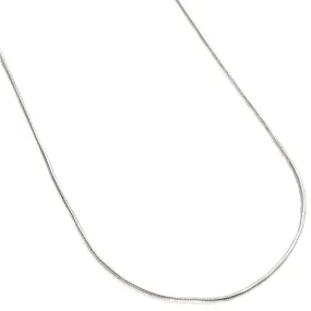 22" Italian Sterling Silver Twisted Rope Chain Necklace 3mm