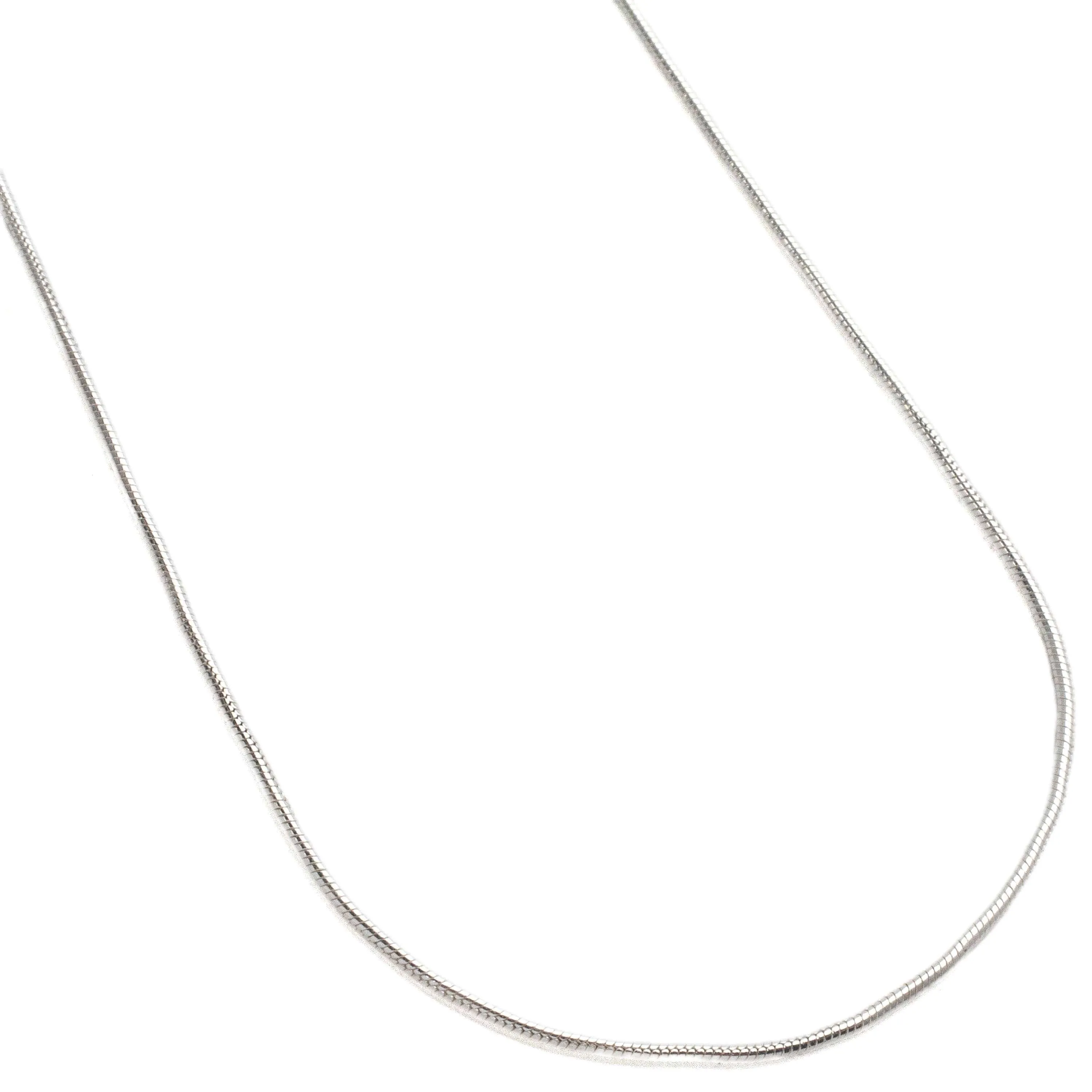 22" Italian Sterling Silver Twisted Rope Chain Necklace 3mm