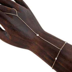 3 DIAMOND FINGER BRACELET