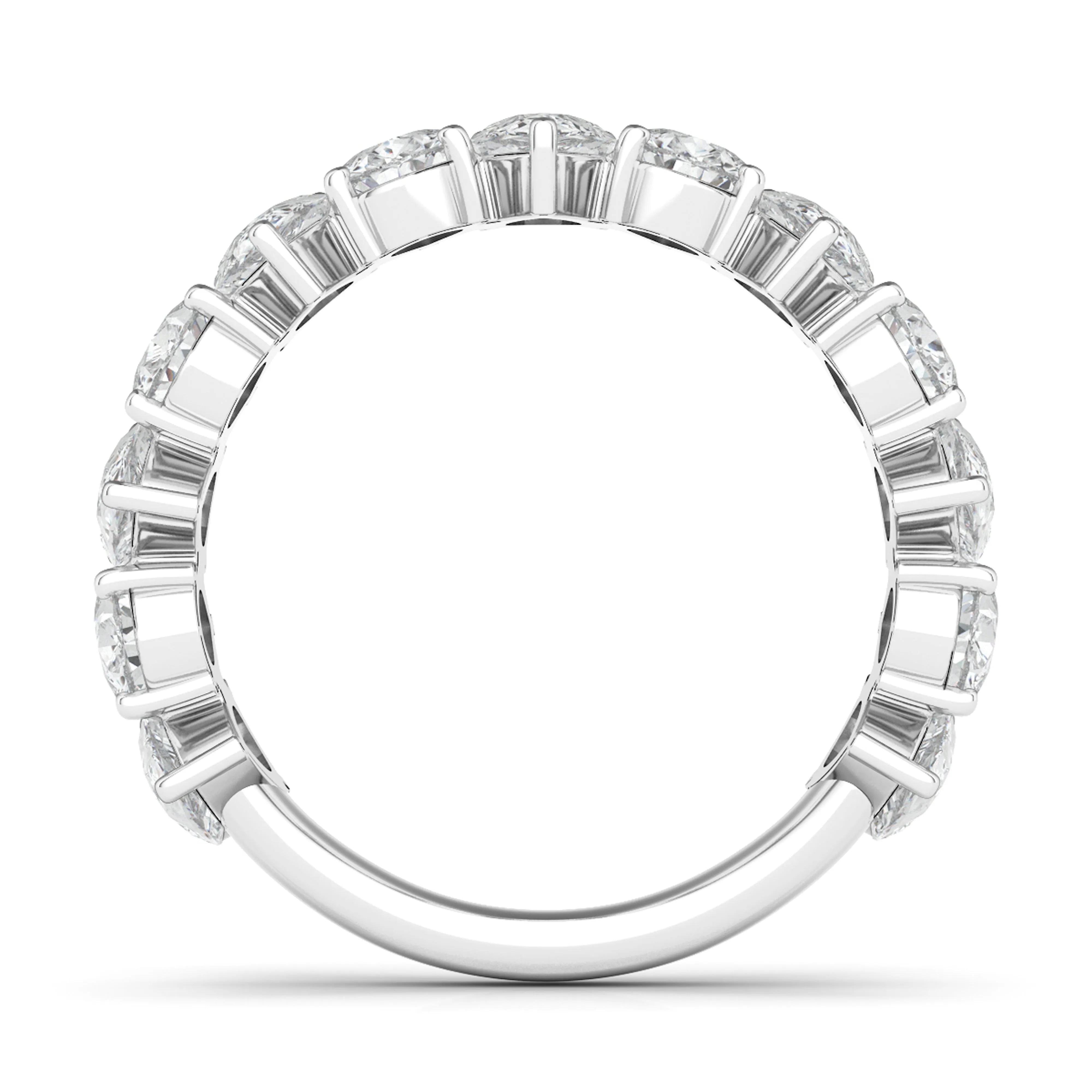 3/4 Alternating Pear Shape Eternity Band