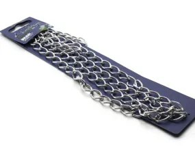 36 Inch Bright Silver Curb Chain - The Bead Smith Anodized Aluminum Chain 14.4 x 9mm