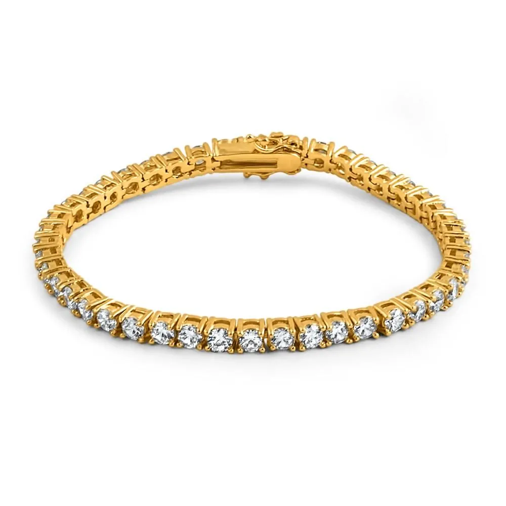 4MM CZ Tennis Bracelet in .925 Sterling Silver