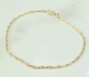 9ct Gold Hayseed Chain Bracelet