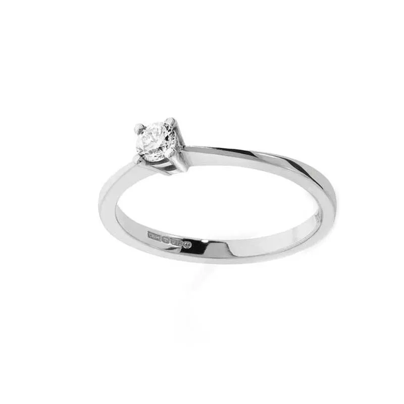 A Beautiful Diamond Claw Set Traditional Gold Engagement Ring