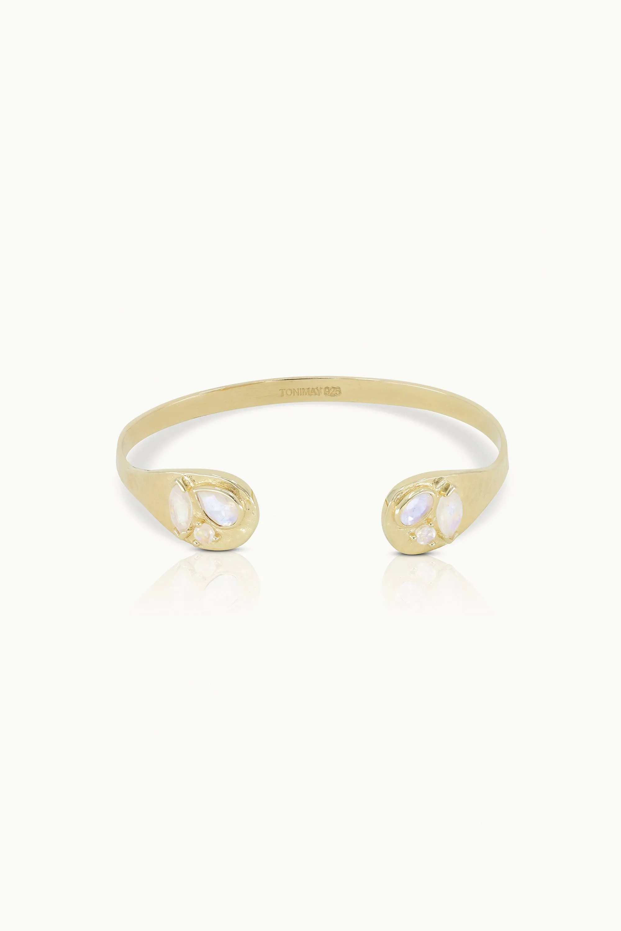 Alessia Moonstone Gold Cuff
