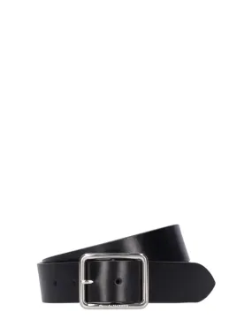 Alexander McQueen   4cm Leather belt 