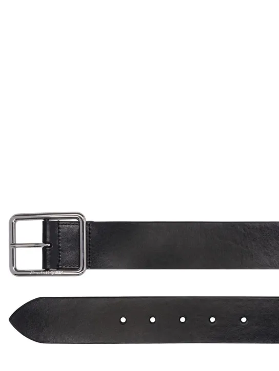 Alexander McQueen   4cm Leather belt 