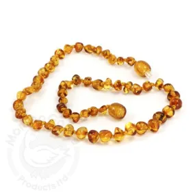 Amber Goose Amber Necklace - Baroque Honey