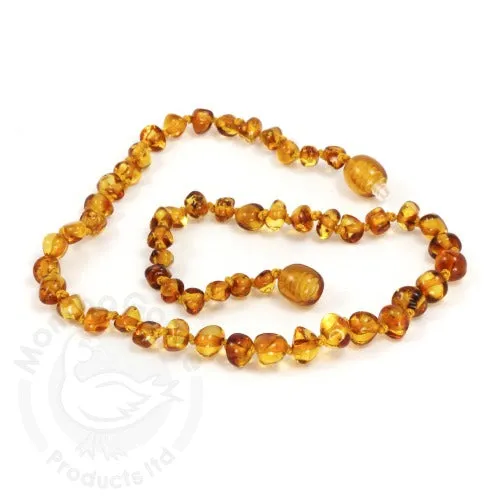 Amber Goose Amber Necklace - Baroque Honey