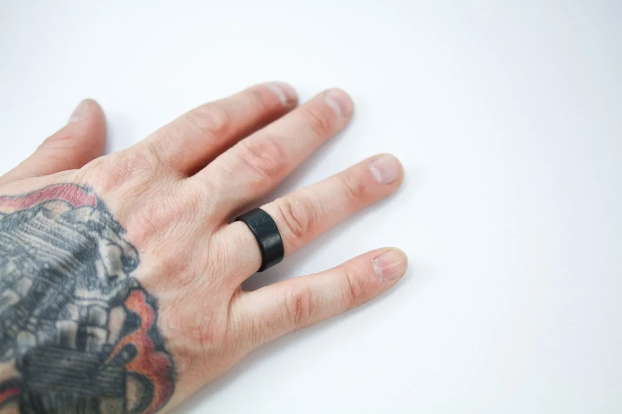 Anniversary Leather (Shell Cordovan) Ring
