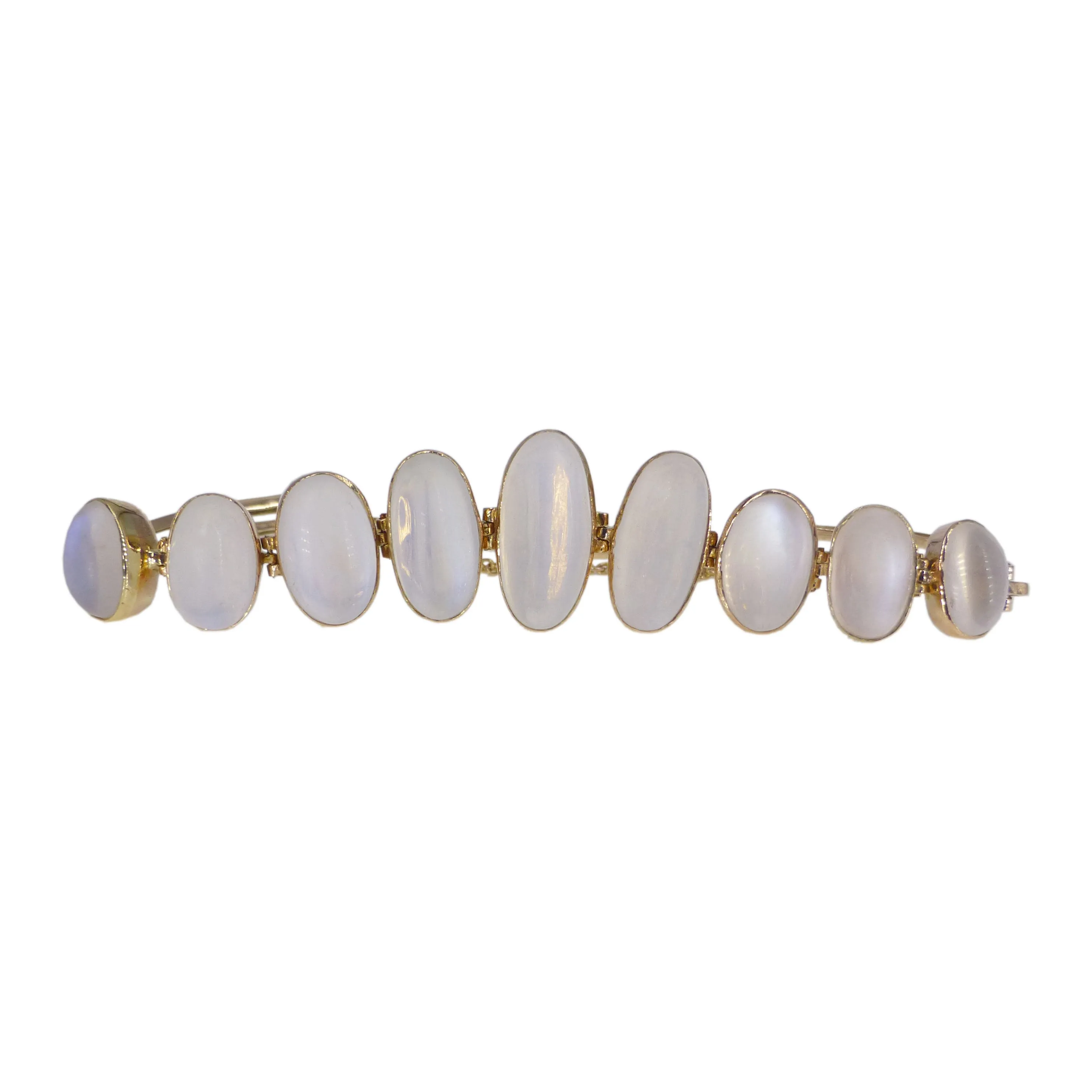 Antique Edwardian Gold Moonstone Bracelet