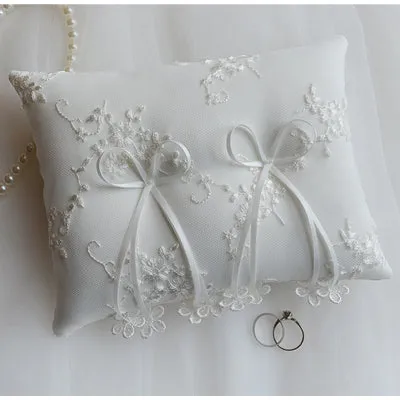 Assorted Fancy Lace Wedding Ring Bearer Pillows-Cushion