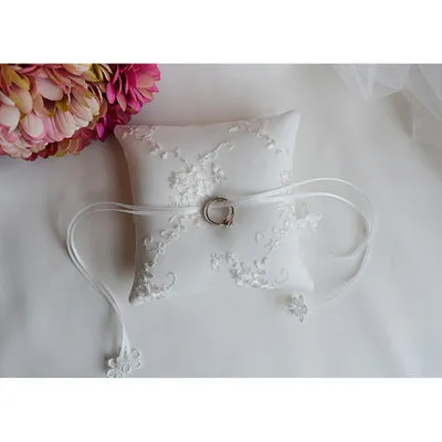 Assorted Fancy Lace Wedding Ring Bearer Pillows-Cushion