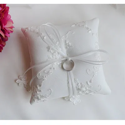 Assorted Fancy Lace Wedding Ring Bearer Pillows-Cushion
