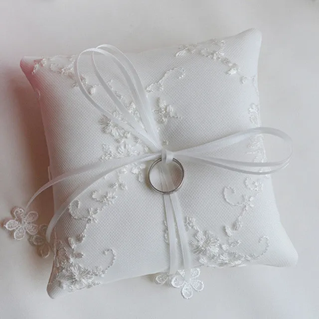Assorted Fancy Lace Wedding Ring Bearer Pillows-Cushion
