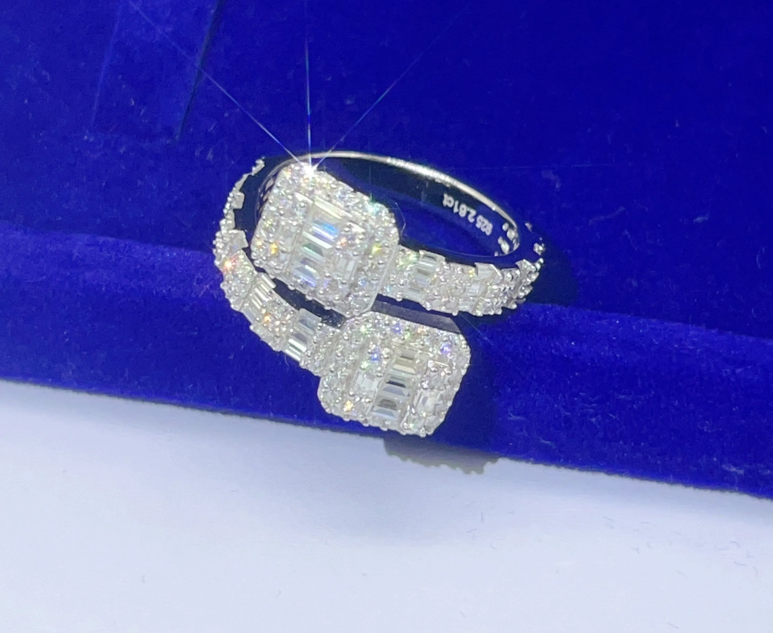 Baguette Iced out Ring