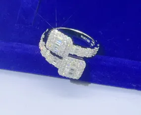 Baguette Iced out Ring