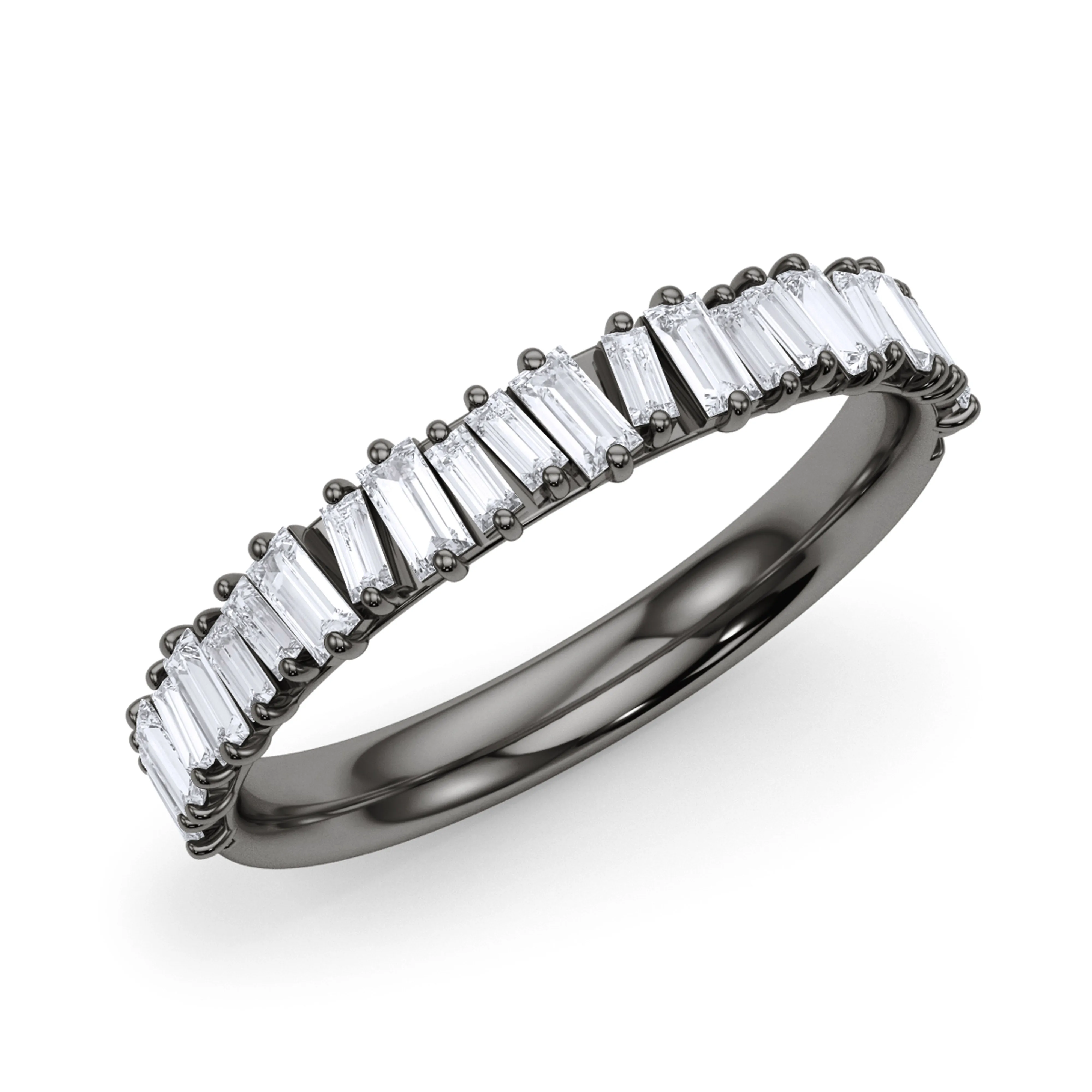 Baguette Vertical Half Band