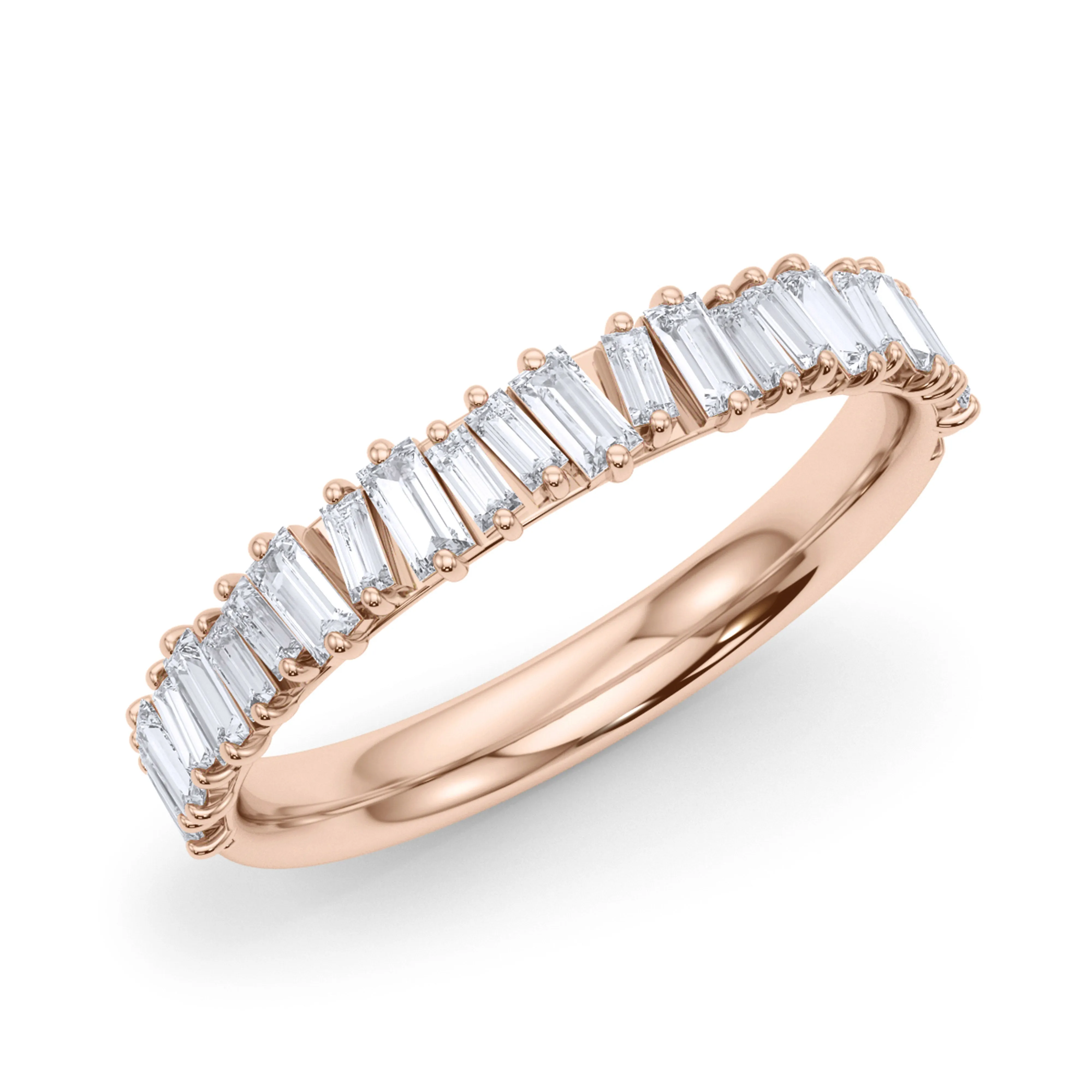 Baguette Vertical Half Band