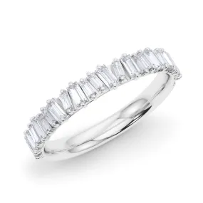 Baguette Vertical Half Band