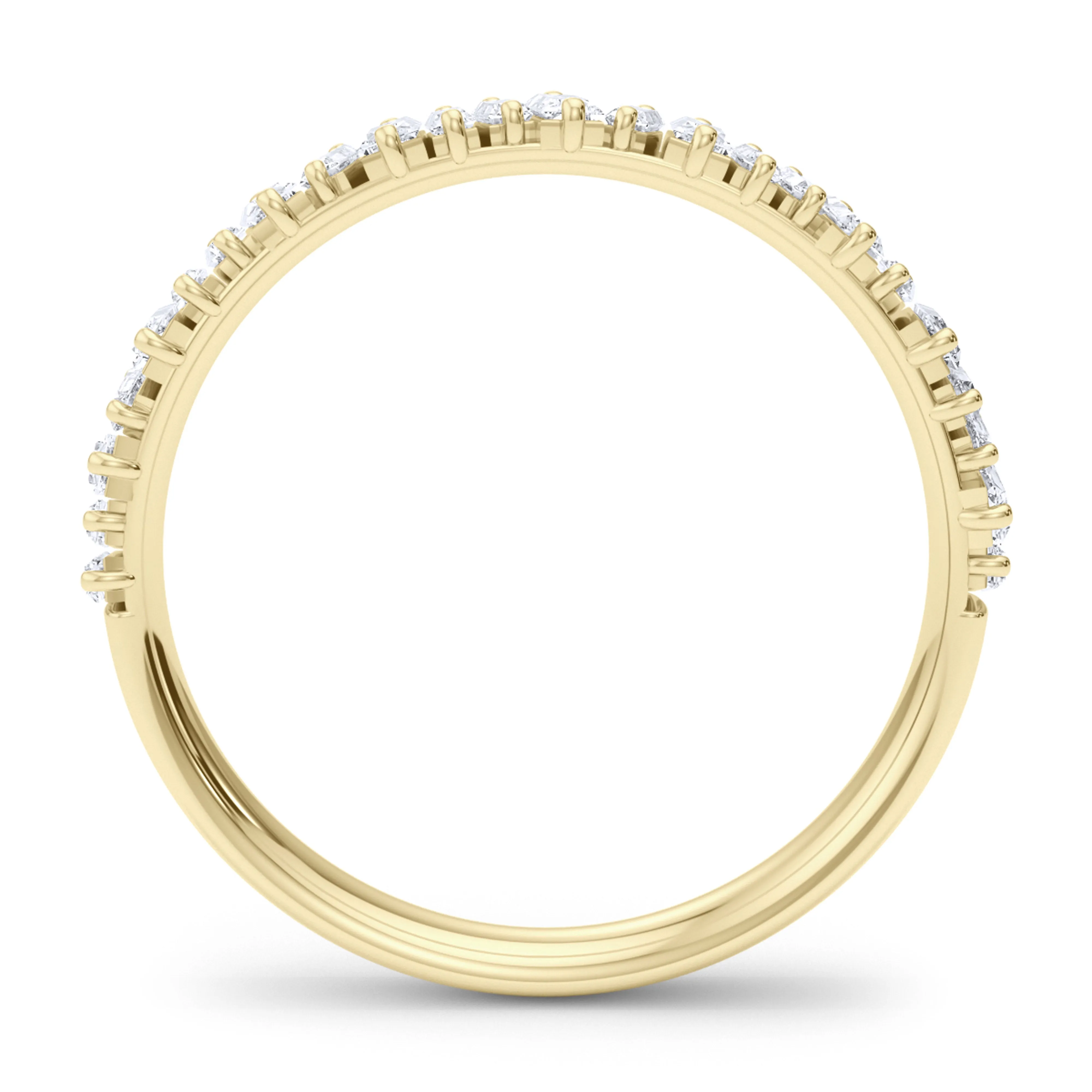 Baguette Vertical Half Band