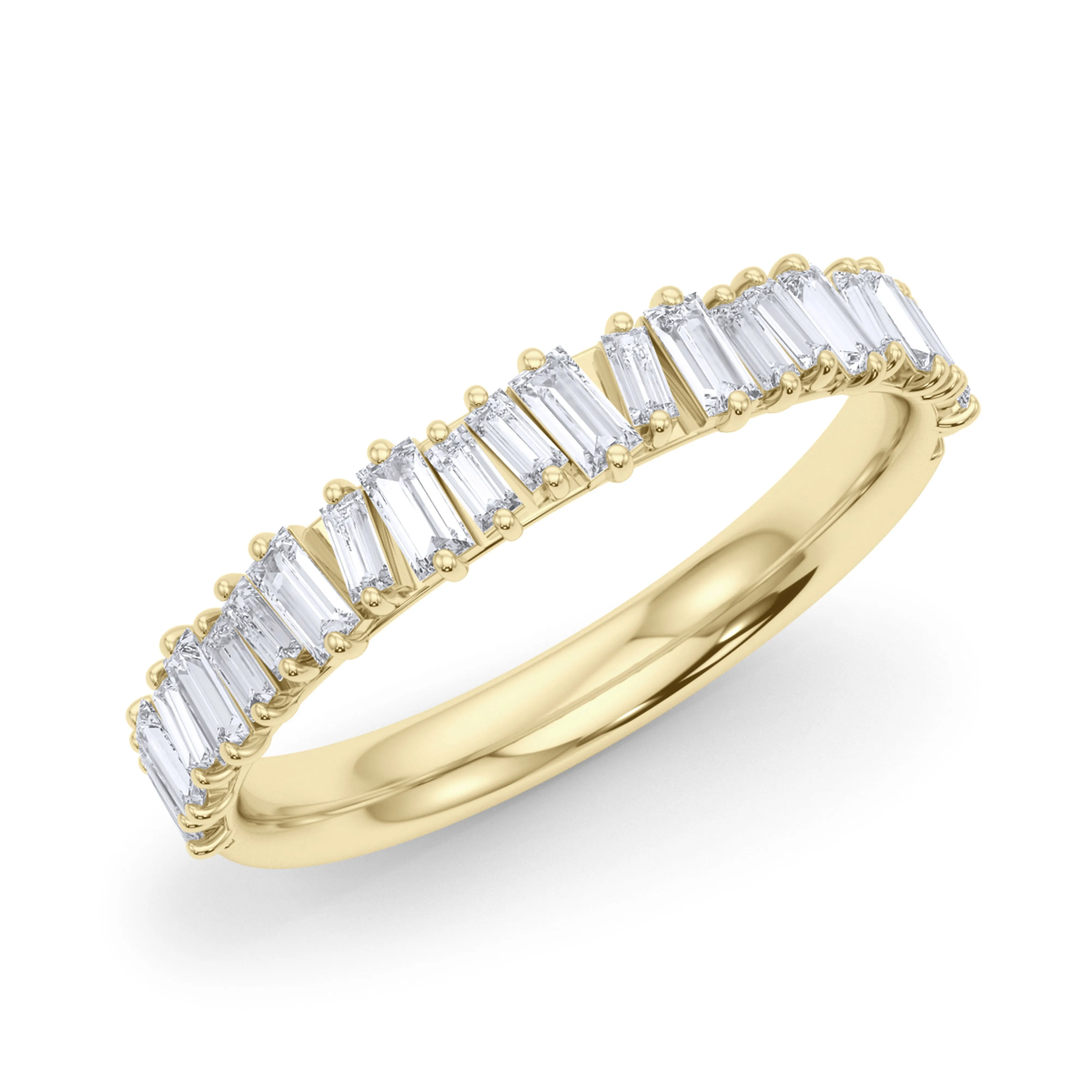 Baguette Vertical Half Band