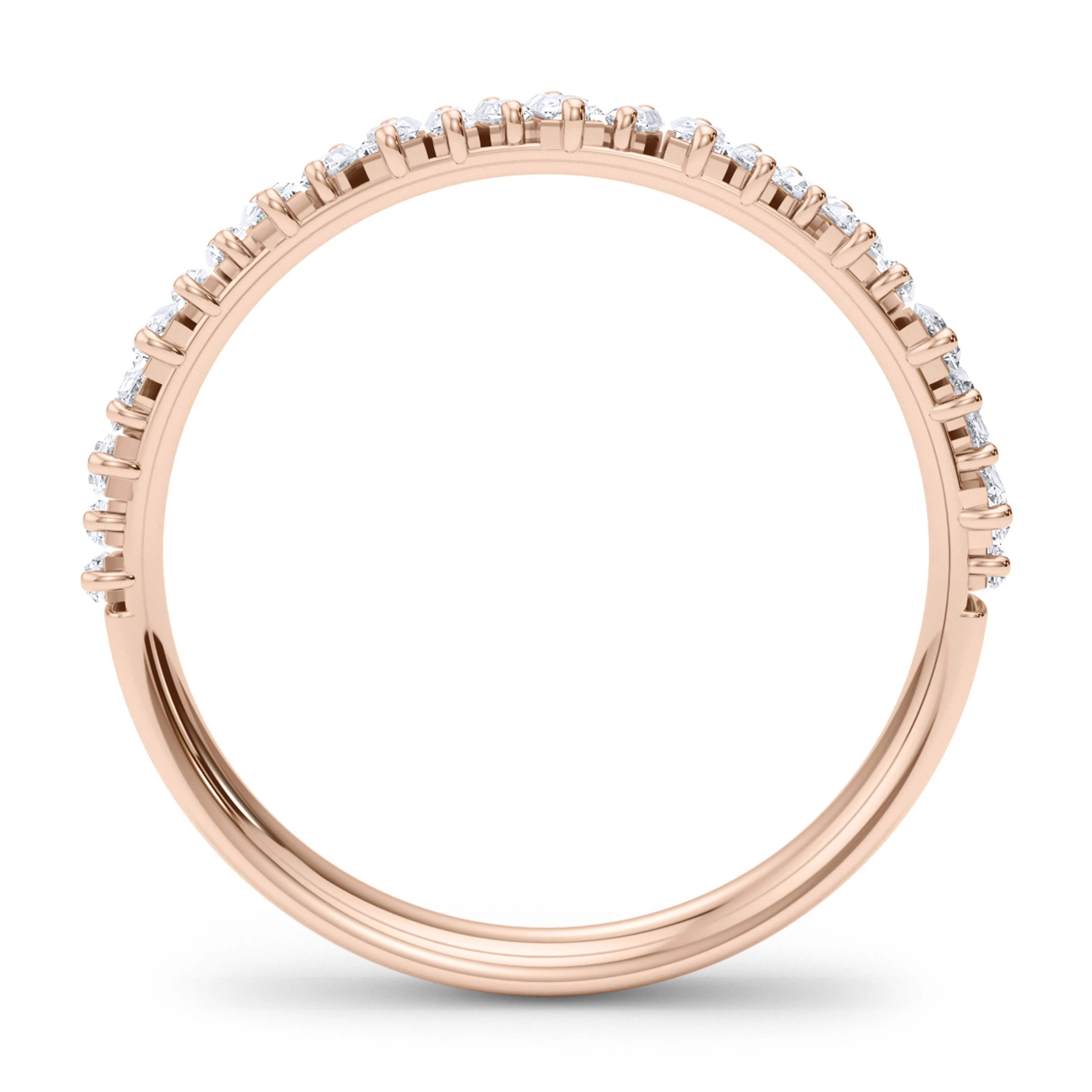 Baguette Vertical Half Band
