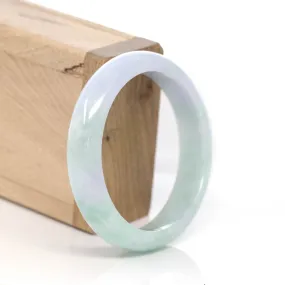 Baikalla™ "Classic Bangle" Genuine Burmese Green Jadeite Jade Bangle Bracelet (56.10 mm) #218