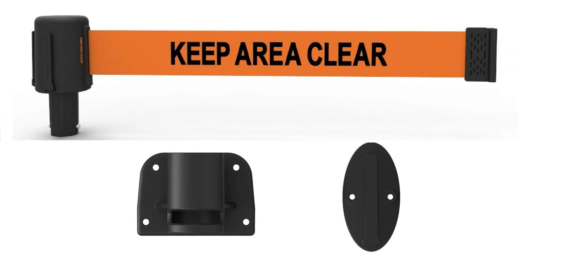 Banner Stakes PLUS Line 15' Belt Fixed Wall Mount System