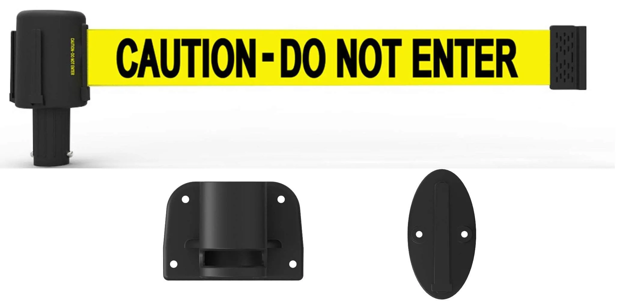 Banner Stakes PLUS Line 15' Belt Fixed Wall Mount System