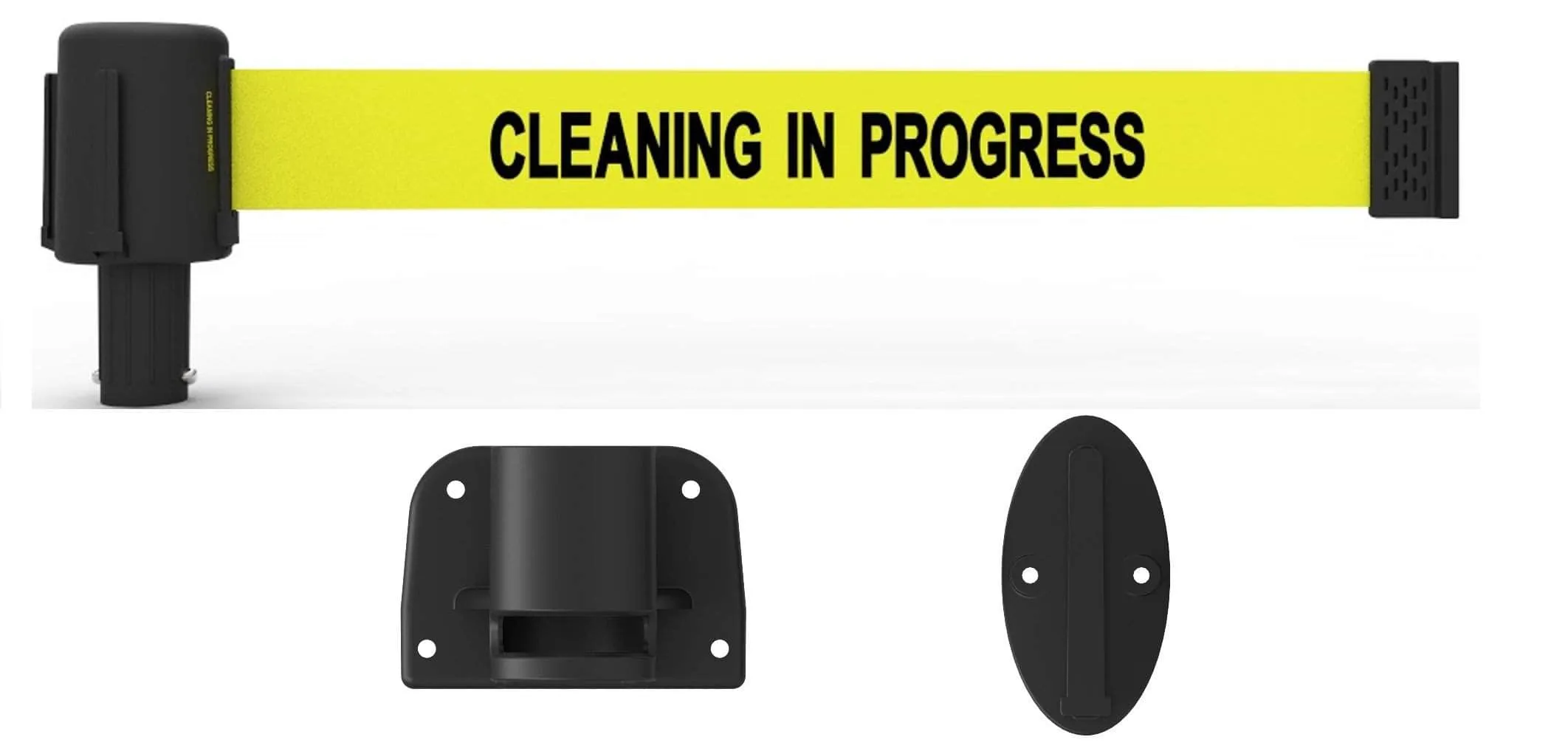 Banner Stakes PLUS Line 15' Belt Fixed Wall Mount System