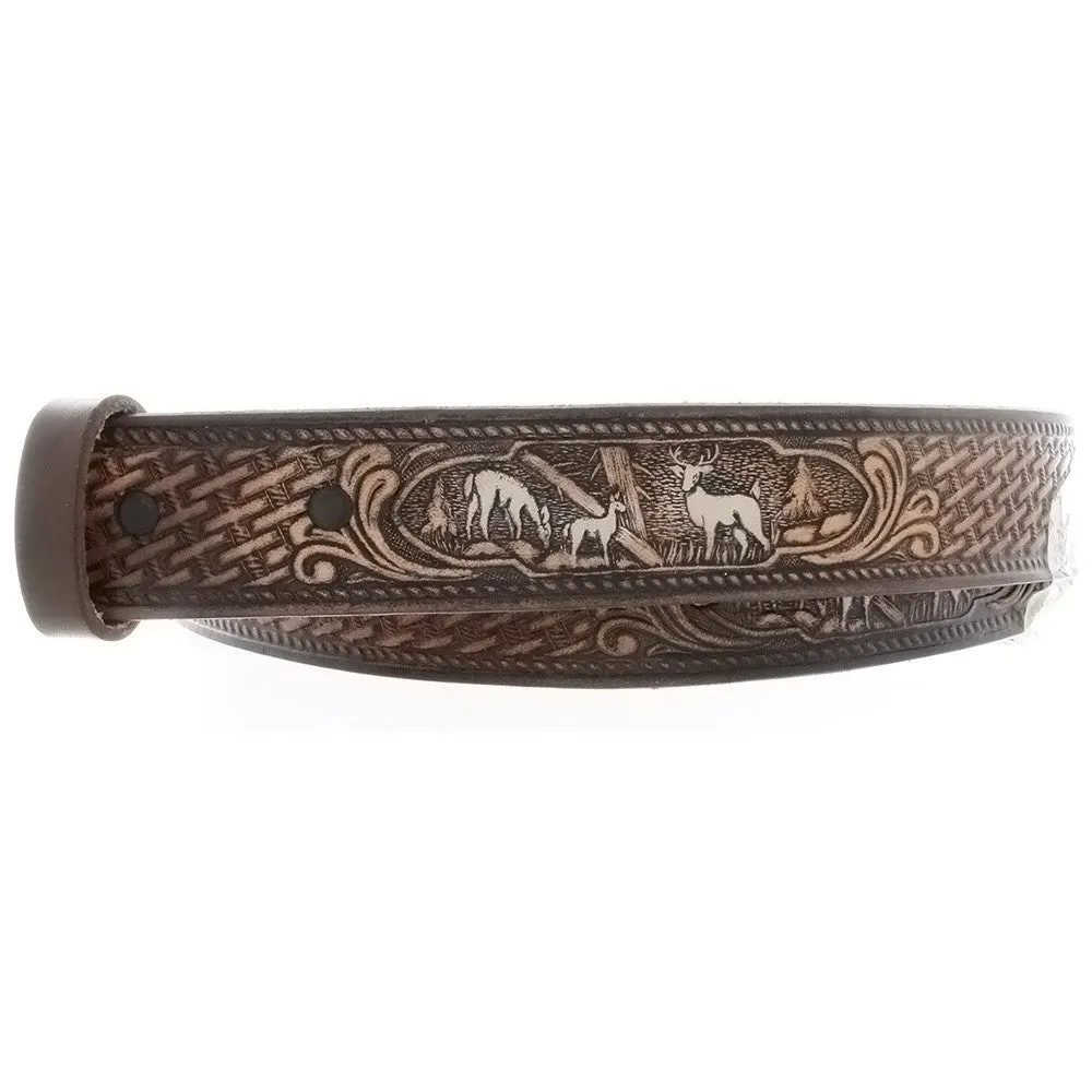 BELT DEER BROWN