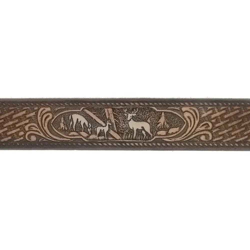 BELT DEER BROWN