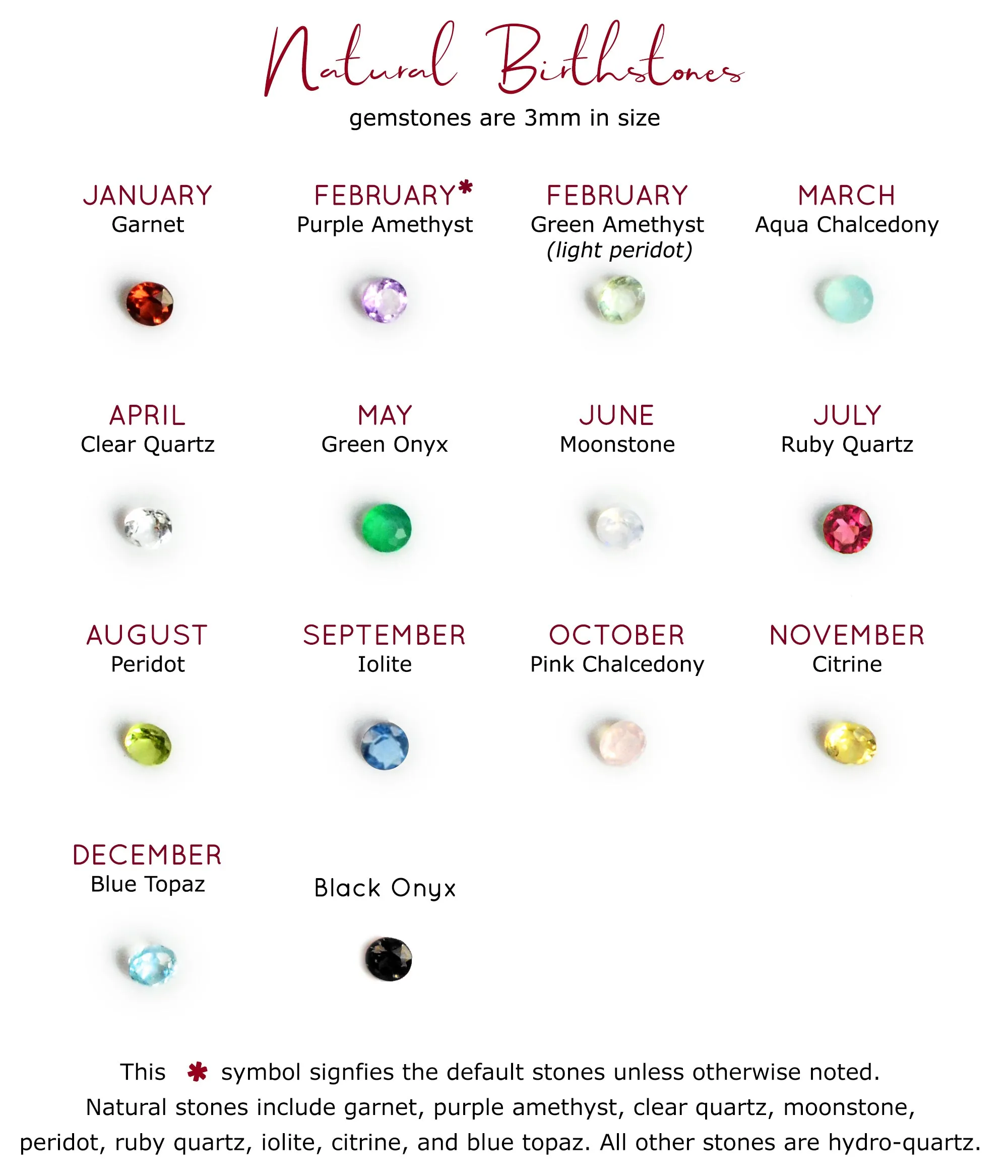 Birthstone Cluster Adjustable Ring - Mom of Three Kids