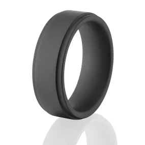 Black Ceramic Ring - Men's Wedding Rings