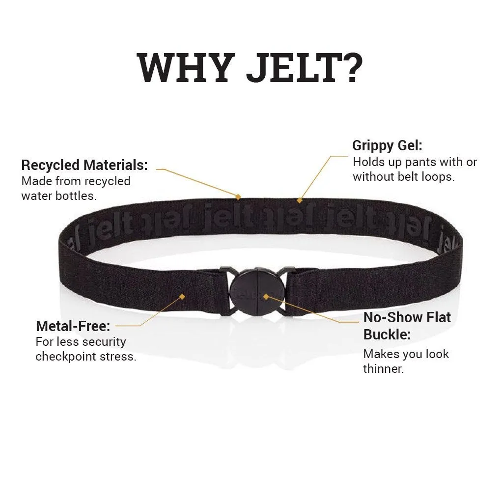 Black Granite Elastic Belt