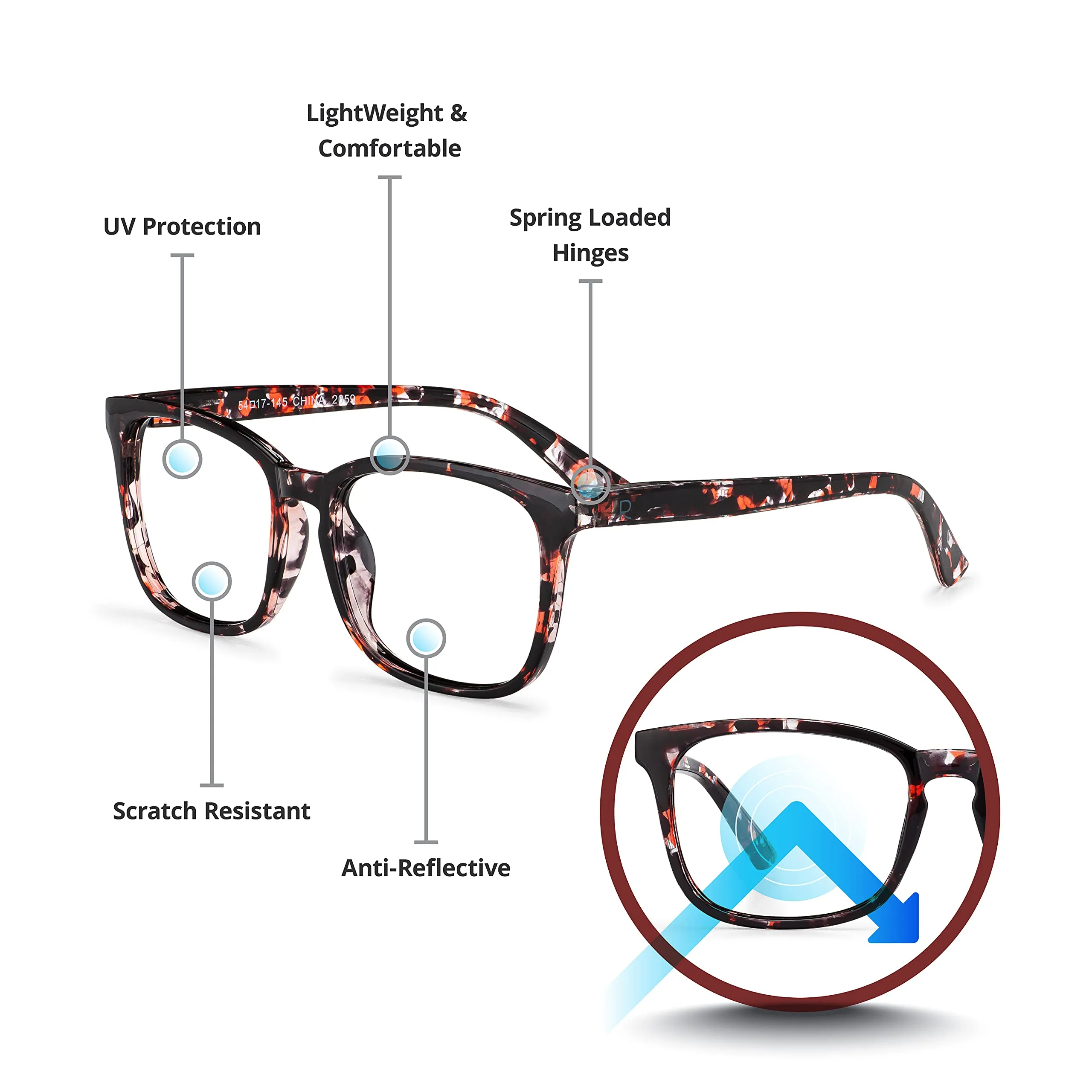 Blue-Light-Blocking-Reading-Glasses-Rose-Tortoise-1-50-Magnification-Computer-Glasses