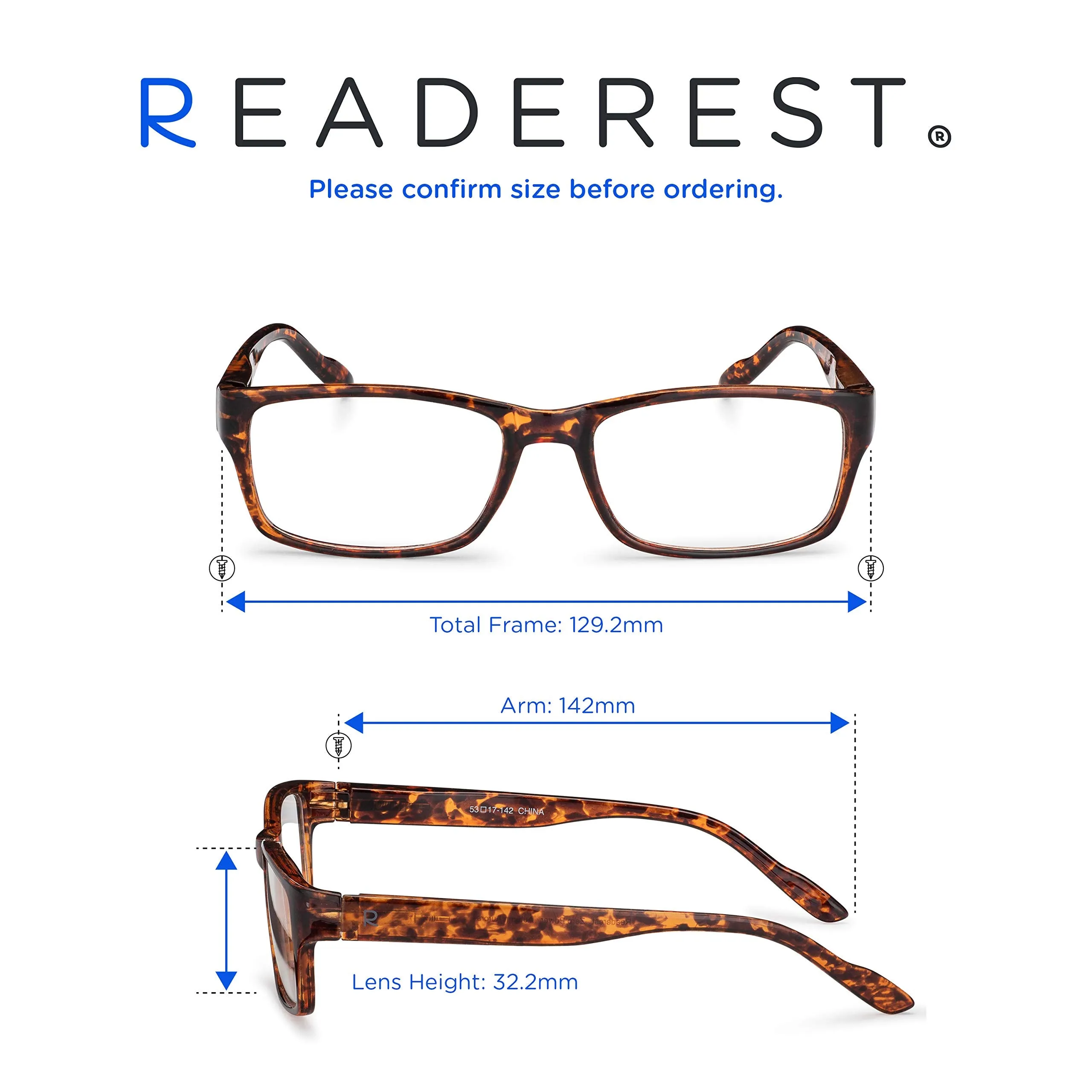 Blue-Light-Blocking-Reading-Glasses-Tortoise-2-25-Magnification Anti Glare