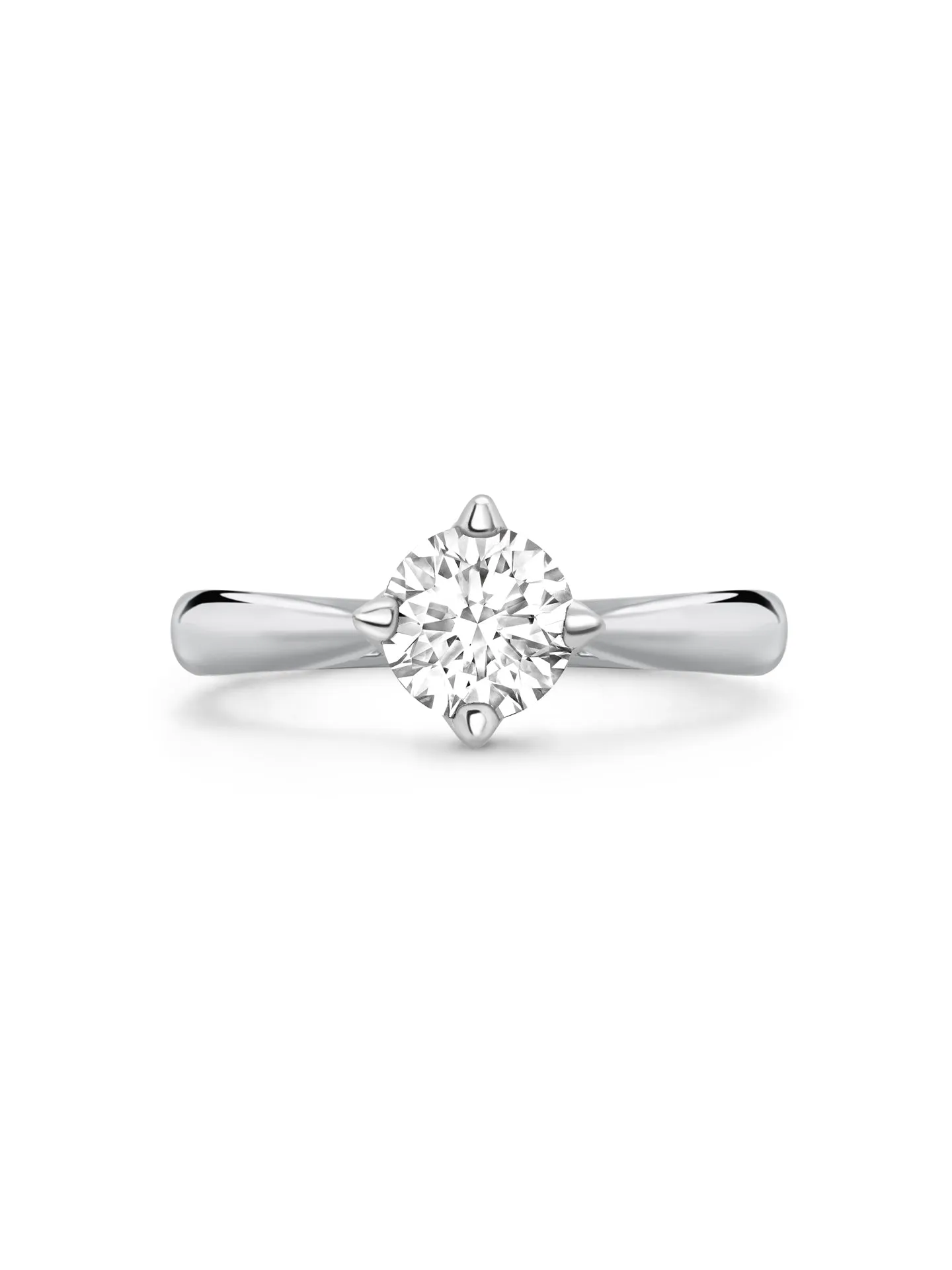 Boodles Brilliance Platinum Diamond Engagement Ring 0.9 Carat GVS1