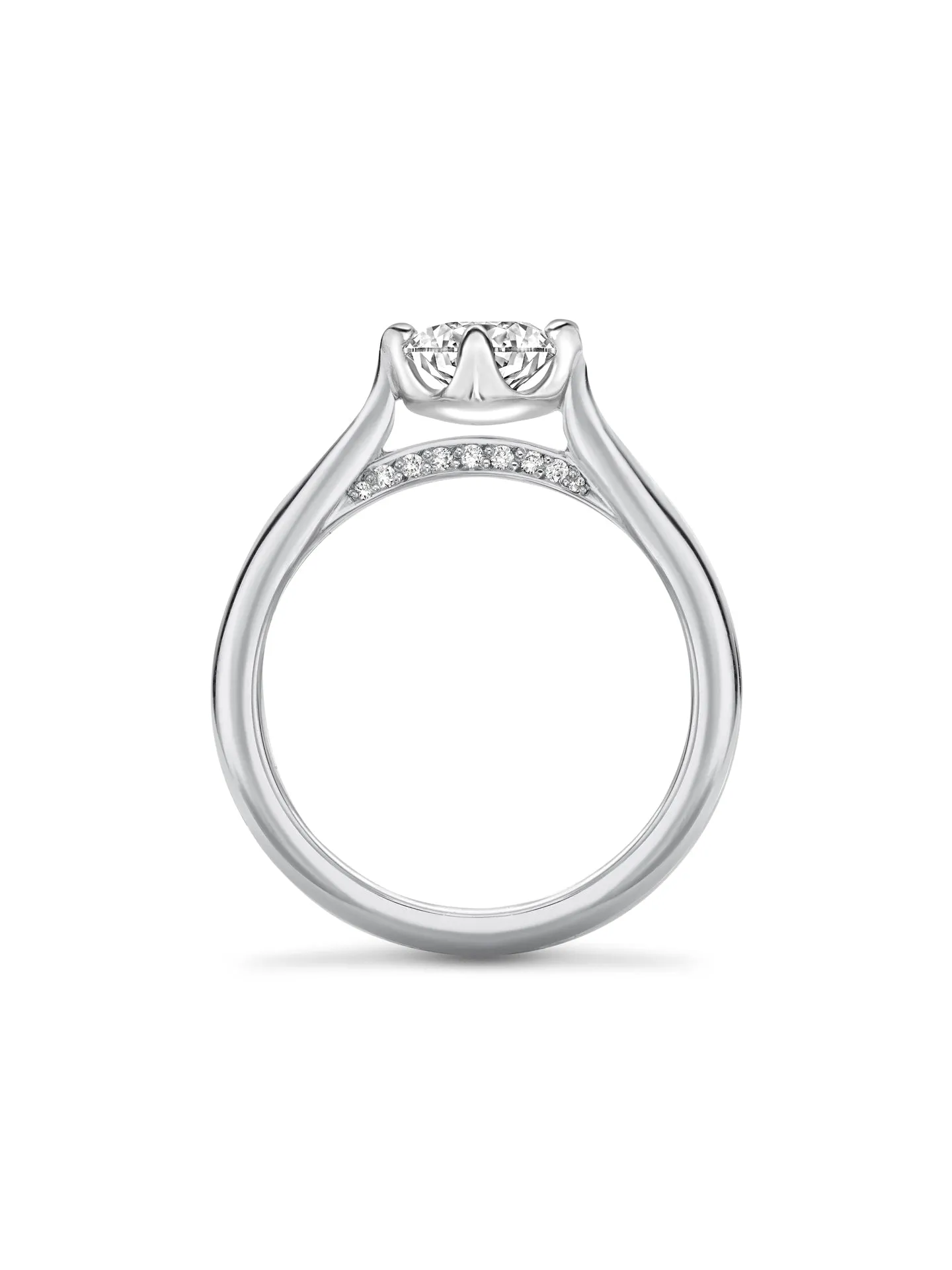 Boodles Brilliance Platinum Diamond Engagement Ring 0.9 Carat GVS1