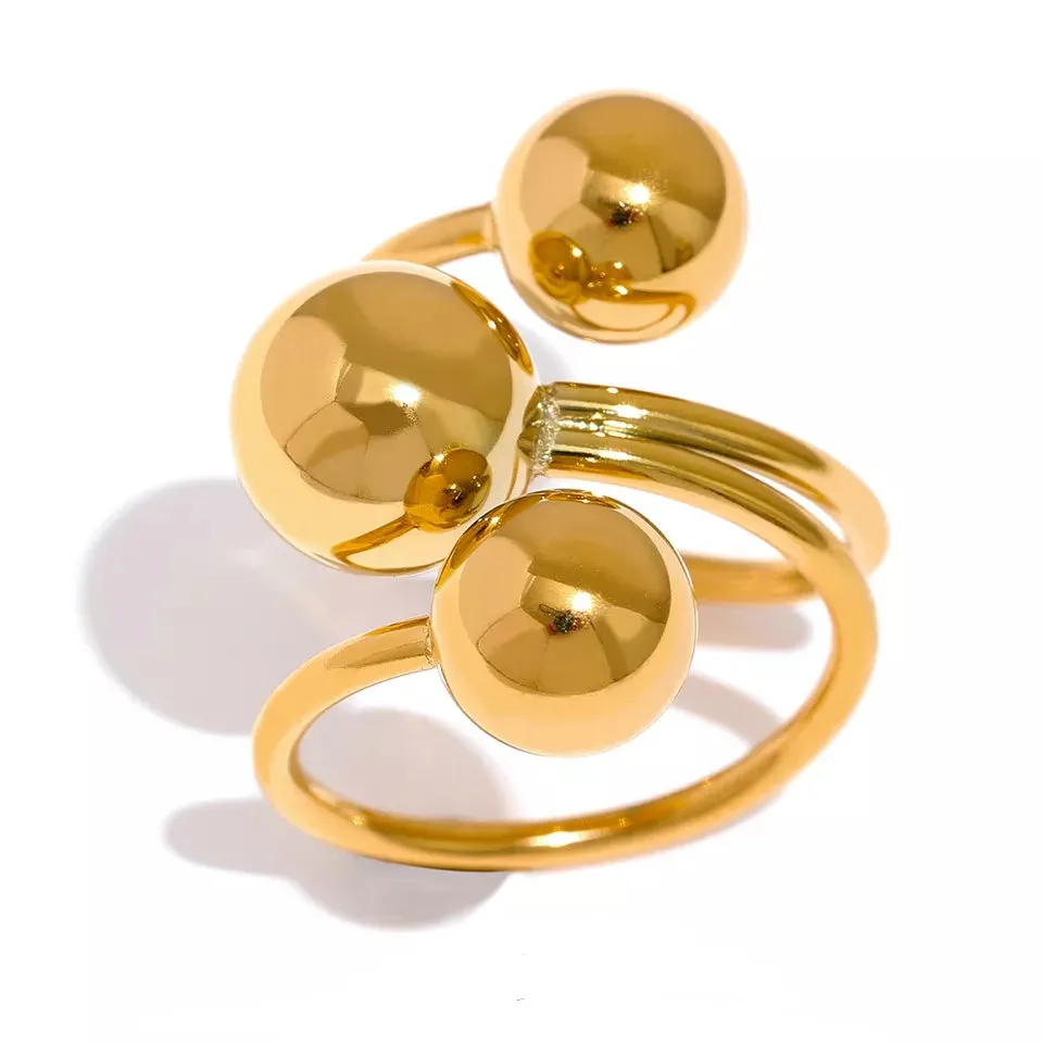 Bubble Adjustable Ring