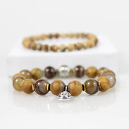 Buddha Charm Bead Bracelet